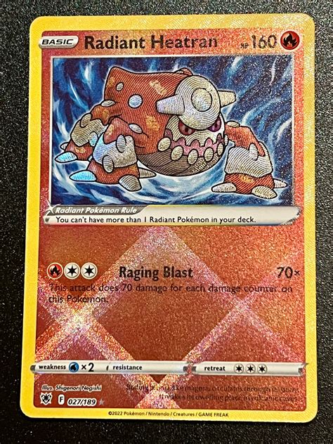 radiant Heatran pokemon card value